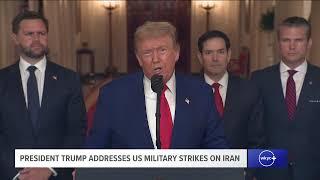 WATCH: President Trump addresses nation after US bombs Iranian nuclear sites
