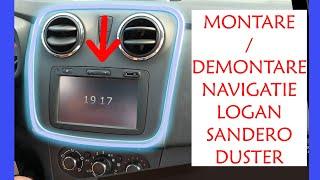 Dacia Logan / Sandero / Duster Navigation Installation / Disassembly Tutorial