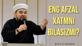 Энг афзал ХАТМНИ биласизми? ШАЙХ АЛИЖОН КОРИ #islam #bismillah #quran #uzbekistan #rek