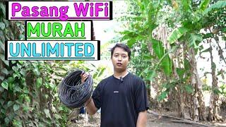 Masangin wifi ke tetangga | 100rb bandwith unlimited