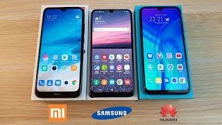 ЛУЧШИЕ ТЕЛЕФОНЫ ЗА 15000 РУБЛЕЙ - REDMI NOTE 8T VS SAMSUNG GALAXY A50 VS HONOR 10I