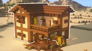 Minecraft: How to Build a Survival Desert House | Starter Survival House Tutorial