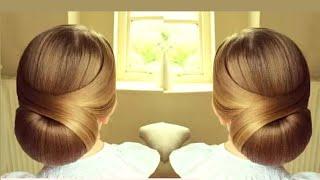 The Most Elegant hairstyle. Chignon hairstyle.