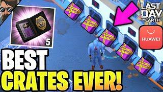 I OPENED THE BEST CRATES IN THE GAME EVER! (ALL PURPLE CRATES) IN LDOE | Last Day on Earth: Survival