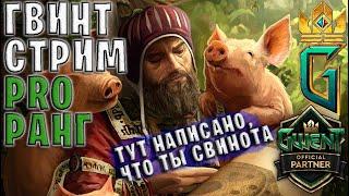 БОЛЬШОЙ ПОДКАСТ и ПРО РАНГ — GWENT | ГВИНТ