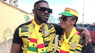 GHANA  VS SUDAN : MO KUDUS FAN FROM CANADA  ARRIVED- GHANAIAN FANS SPEAKS 