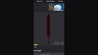 ( Limited UGC Item ) How to get BLOOD CRIMSON SWORD ROBLOX ( 2023 ) DeanOfficial YT