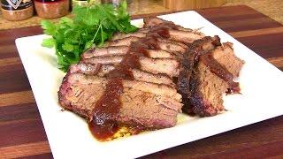 SMOKED BBQ BEEF BRISKET RECIPE Traeger Grills Collab | Cooking With Carolyn