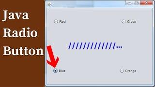 Java Using Radio Button In NetBeans