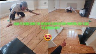 Unbelievable Transformation! Watch to Find Out How to Give Hardwood Floors a Professional Finish!