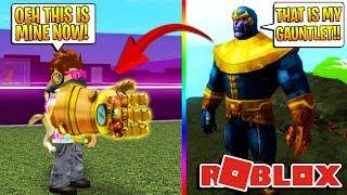 THANOS IN ROBLOX! *ROBLOX Avengers Infinity War!*