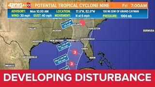 Monday 10 AM Tropical Update: Storm models point to Florida landfall