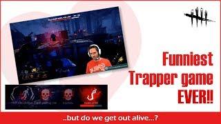 Hilarious and tense Trapper game | Dead by Daylight gameplay