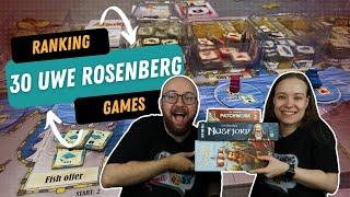 30 Uwe Rosenberg games ranked from worst to best!