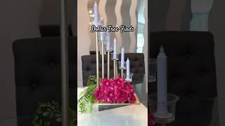 DOLLAR TREE CENTERPIECE DIY, TABLE DECOR DIY #candelabra #diyideas #diy  #diycrafts #fyp #dollartree