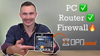 Let's make a Router Firewall // How to install OPNsense on a PC