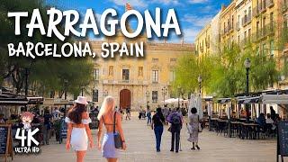 TARRAGONA, Spain 4k virtual walk