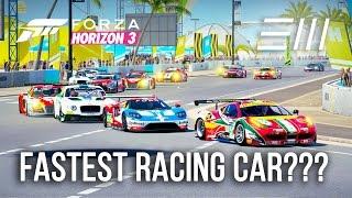 Fastest RACE CAR in Forza Horizon 3? HOT LAP BATTLE!!!