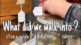 WE DIDN'T KNOW | WHAT DID WE WALK INTO | SALES GALORE!