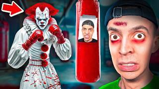 HORROR CLOWN will BOXKAMPF gegen MICH machen! 