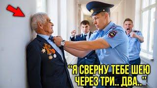 Патрульные Полицейские Прижали Пенсионера К Стене — Но Когда Подошёл Генерал, Они Встали На Колени
