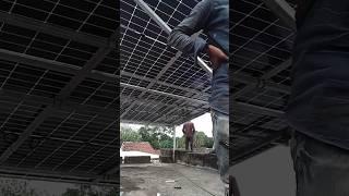 solar panels installation #solarpanelsystem  #renewableenergy #solarsystem  #solarpanelsforhome
