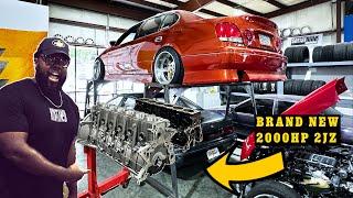 3.2L 2JZ GS300 Update - MY NEW 2000HP CAPABLE BLOCK! + Bonus Laguna Seca Drifting Clips