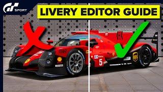 GT Sport Livery Editor - 5 simple tips for better liveries