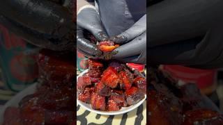 Smoked Cherry Dr Pepper Pork Belly Burnt Ends #burntends #bbq #porkrecipes #pork