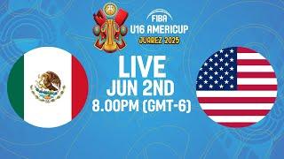 Mexico v USA | Full Basketball Game | FIBA U16 AmeriCup 2025