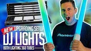 Upgrading My DJ Lighting System for 2024 with Both Lighting 360 Tubes  Results are Insane!