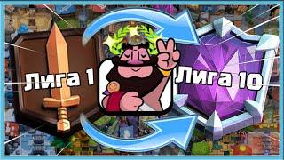  ОТ 1 ЛИГИ ДО 10 ЛИГИ ЗА 24 ЧАСА! СПИДРАН АБСОЛЮТНОГО ЧЕМПИОНА В КЛЕШ РОЯЛЬ / Clash Royale