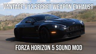 Forza Horizon 5 Sound Mod - Aston Martin V12 with Secret Weapon Exhaust