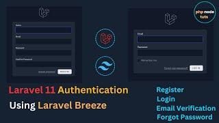 Laravel 11 Authentication using Laravel Breeze | Laravel 11 Authentication  | Laravel 11 Auth