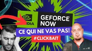 Ce qui ne vas pas sur #geforcenow !