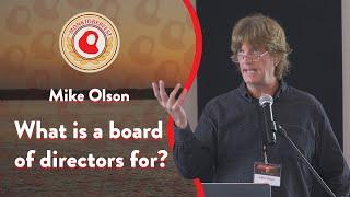 What is a Board of Directors For? | Mike Olson | Monktoberfest 2023