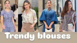 Casual chic blouses