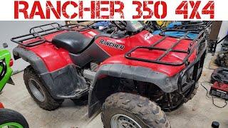 Will it start? Cheap Quad - 2003 Honda Rancher 350 4x4 Cold Start Review