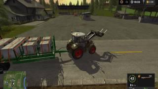 Farming Simulator 2017 как быстро погрузить много поддонов