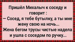 Как Михалыч с Женой Соседа Спал! Сборник Свежих Анекдотов! Юмор!