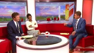 BBC Breakfast - Balls on Helmet