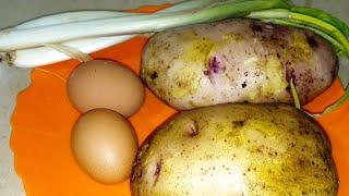 If you have 2 eggs and 2 potatoes make this easy and healthy breakfast at home