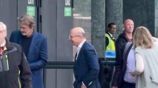 Sir Jim Ratcliffe and Joel Glazer have arrived for Manchester United board meeting