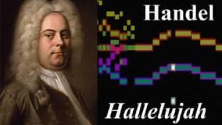Handel, Hallelujah Chorus from Messiah (with scrolling bar-graph score)