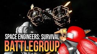 Anchoring Our Shipyard to the Fuel Source - Space Engineers: Battlegroup Survival (Splitsie & Shack)