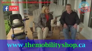 The Mobility Shop LIVE - ZooMe Flex Folding Travel Scooter