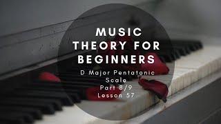 D Major Pentatonic Scale You Should Know | Lesson 57 | Part 8/9 #shorts #viral #trending #scales