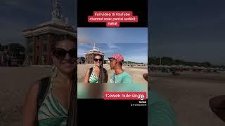 Cewek bule suka cowok Indonesia #bali #bule #dawavessurf #anakpantai