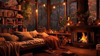 Fall Asleep with Cozy Autumn Rain Sleep Sounds & Soothing Gentle Rain for Sleep Troubles