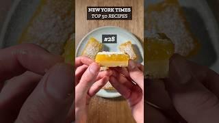 Trying Every Recipe on the NYT Top 50 List | Lemon Bars with Olive Oil and Sea Salt by Melissa Clark